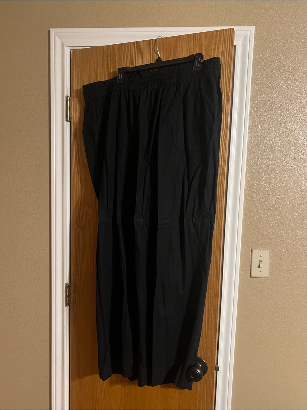 Lane Bryant Black Elastic Waist Jogger Pants